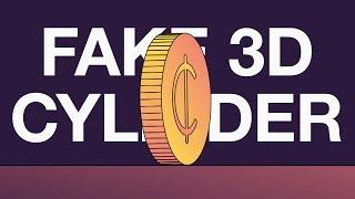 Fake 3D Cylinder - Adobe After Effects tutorial