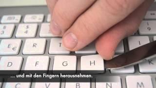 Apple Wireless Keyboard Tasten reinigen