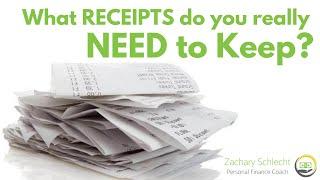 What receipts should you keep?