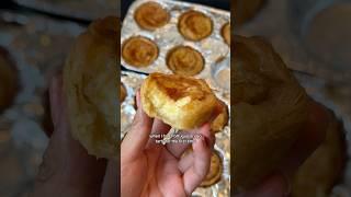Week 13  Portuguese egg tart  #pasteldenata #eggtarts #baking