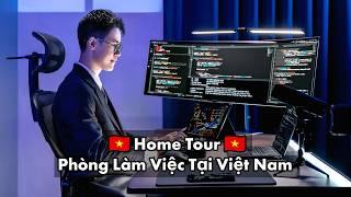 Phòng Làm Việc Tối Giản tại Việt Nam của Mình | My Home Office Room Tour