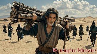 Kung Fu Movie! Bandits ambush a woodcutter,not knowing he’s a kung fu master who takes on a hundred!