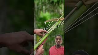 DIY Bamboo  ️️Creations with Two clourBalloone Slingsho  part 4 #bambooshoots #bambooblade