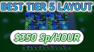 BEST TIER 5 LAYOUT FACTORY SIMULATOR! - Roblox Factory Simulator