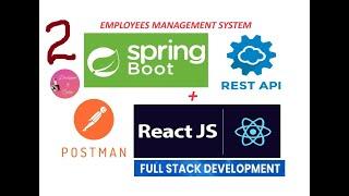 Full Stack Development using Spring Boot, React & REST API | Employee Management System | Part-2