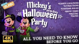 Walt Disney World Mickey's Not So Scary Halloween Party Guide 2024