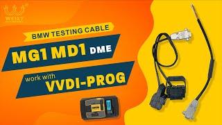 How to use VVDI Prog and Test Platform Cable for BMW MG1 MD1 DME ISN Reading ?