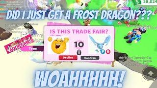 Did I just get a Frost Dragon??? | Adopt Me