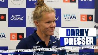 Kate Darby Press Conference | AFLW Pre Season