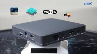 DV8919 HD 4K Android TV OTT Box with AV1 WiFi 6 Support