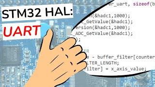 STM32 HAL: Configure UART and send data to the computer.