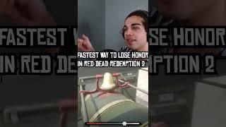 fastest way to lose honor in Red Dead Redemption 2 #reddeaddredemption #gaming