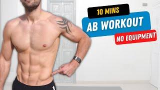 10 MINUTE ABS | No Equipment SIX PACK Workout at Home