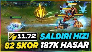 11.72 SALDIRI HIZI 82 SKOR 187K HASAR URF TWİTCH! | Adroit