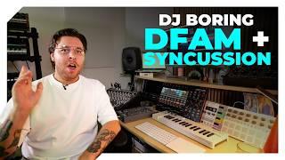 How DJ BORING starts a track: sampling the DFAM & Syncussion SY-1M – In the studio w/ Future Music