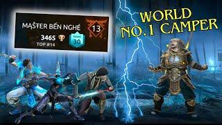 How to Defeat a Camper ? Trolling world's NO. 1 Camper MASTER BEN NGHE  || Shadow Fight 4 Arena