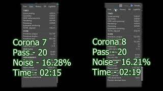 corona render 7 vs corona render 8