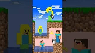 Who Will Win? Roblox Noob Family or Minecraft Noob Family in the Water Challenge!