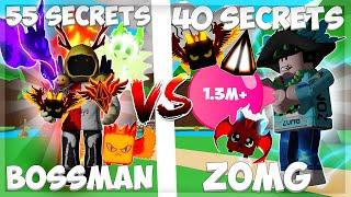 ZOMG Vs BossManPlays *Who is The Best* 100 Secrets+ New BGS Versus Series (Part 1) | BGS