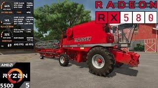 RX 580 8GB : Farming Simulator 25 - 1080p Low, Medium, High, Very High, Ultra