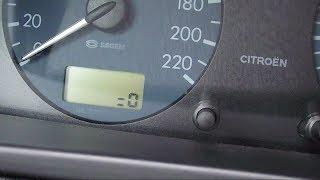 Обнуление счетчика ТО Citroen Xsara Своими руками