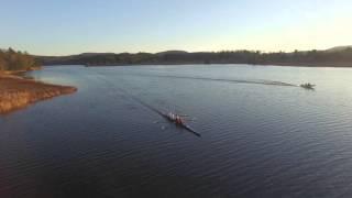 drone video of the Salisbury Crew team