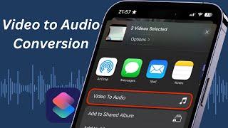 How To Convert Video to Audio on iPhone Using Shortcuts