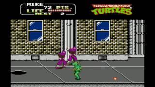 Черепашки ниндзя 2/Teenage mutant ninja turtles 2: Walkthrough (Денди/NES)