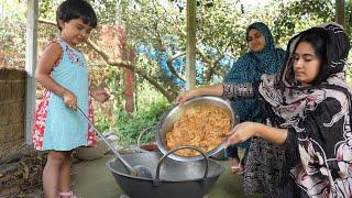 ছোট বোনের হাতে বিরিয়ানি রান্না খেলাম | Village life with Shampa