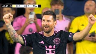 Lionel Messi vs Columbus Crew 2024 - 2 GOALS!