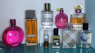 What I Wore Last Week inc Burberry Brit edt Estée Lauder Dream Dusk Ulric de Varens Cotton Musk