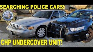 Searching a CHP Undercover Unit Police Interceptor & Ford Taurus Cop Car!