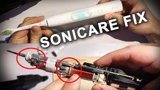 Philips Sonicare repair: Loud rattling noise, Head loose