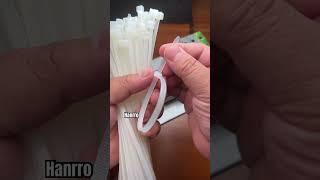 Hanrro Perfect Dupont PA 66 Nylon Cable Ties for Electricians #hanrro #cableties