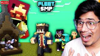 My Friend Died | Dark Day In Fleet SMP  Minecraft Live