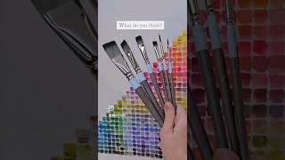 My Craftamo Brush Samples! ️ #art #paintbrushes