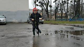 История одного Прыжка. Падения и Взлёты. Трюковой самокат. Трюки на самокате.