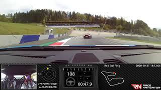 RN #1 Onboard video Red Bull Ring, PORSCHE GT3, 01:41.805