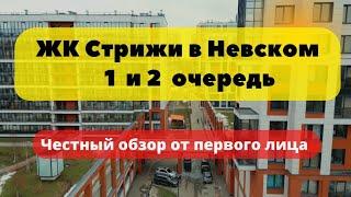 ЖК СТРИЖИ в НЕВСКОМ | 1 и 2 очередь | честный ОБЗОР | обзор с высоты | Сетл Сити | SETL CITY