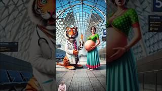 ‍Evolution of; Tiger with Pregnant women   Meno Milky  #cute #cat  #shorts #love