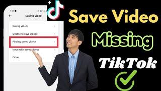 How To Fix Save Video Missing Problem in TikTok| New Update 2024 || How To Find Tiktok Save Video