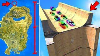 СЛОМАЛ ИГРУ! КАК ДАЛЕКО УЛЕТИТ ЧИТ ТАЧКА С ОГРОМНОГО ТРАМПЛИНА В ГТА 5 МОДЫ? ОБЗОР МОДА В GTA 5