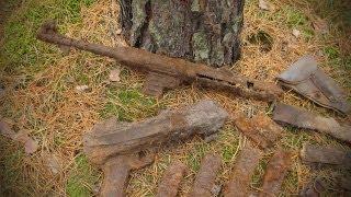 WWII Relic Hunting - MP40 Machine Gun Found on the Eastern Front Battlefield