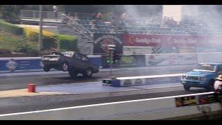 Wheel Standing HB Torana at Drag Radial Showdown