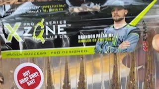 Fishing Lure Test  (X-Zone Lures Pro Series Slammer) - Boardwalk Lake