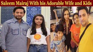 Saleem Mairaj With his Adorable Wife and Kids