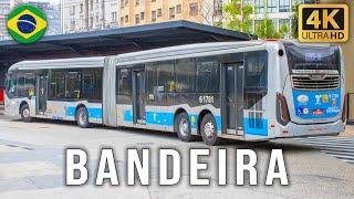 Sao Paulo, Brazil - Buses at Bandeira Bus Station