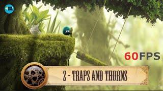 Leo's Fortune: Level 2 (Traps And Thorns) - 3 STARS + Secret Gold Cog , iOS/Android Walkthrough