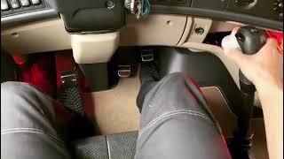 How to shift Scania 12 gear #scania #scaniav8 #roadlife #norway #gopro  thanks for watching........