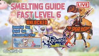 [ROX] SMELTING HACK FAST LEVEL 6, UNLOCKED IMPERIAL SET AND ROYAL SET EASY TO CRAFT | OWIISHII 